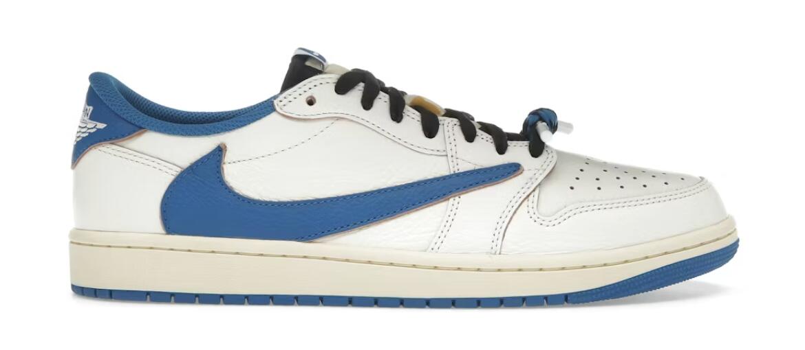Travis Scott fragment design Nike Air Jordan 1 Low OG Sail/Military Blue ȥå ե饰ȥǥ ʥ 硼1  OG /ߥ꥿꡼֥롼 DM7866-104šۿ