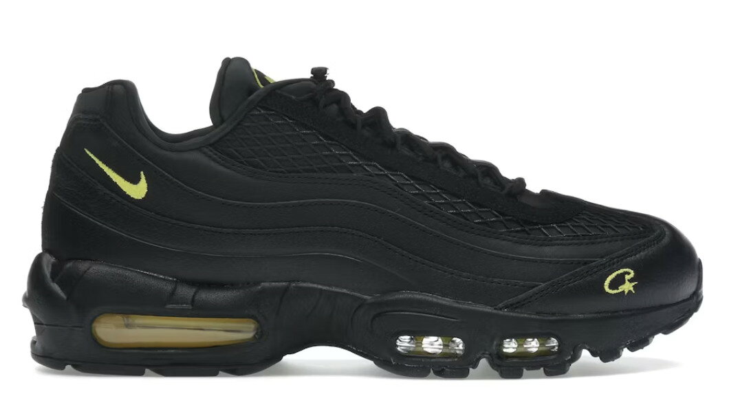 Corteiz Nike Air Max 95 Black and Tour Yellow コーテイズ ナイキ エアマックス9...
