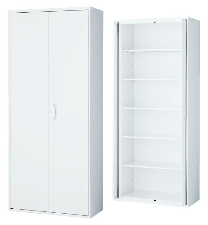 【法人様限定商品】両開き書庫 マジックドアタイプ スチール書庫 キャビネット