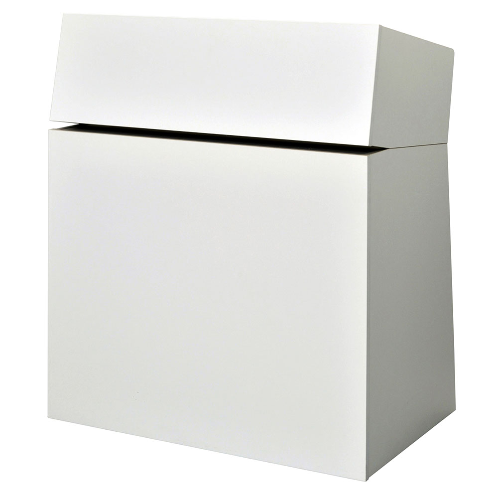 シェル 演説台 W900 ホワイト 2ヶ口コンセント付き RFSED-90WH 演台 白