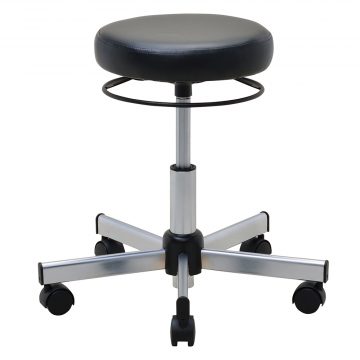 【補助金制度あり】会議チェア ミーティングチェア ミーティング用チェア スタッキングチェア 椅子 イス いす ラウンドキャスタースツール ブラック クローム脚(張地:抗菌仕様) テレワーク 家具 在宅 勤務 リモートワーク コワーキング スマートオフィス