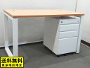 【送料無料 東京地区限定】中古 オフィスデスク 平机 W1200+ワゴンセット POSH HermanMiller 3段ワゴン ワークデスク PCデスク【中古】
