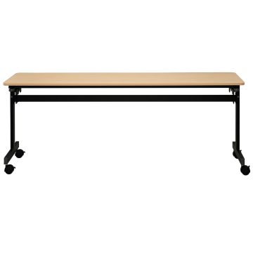 【法人様限定】 送料無料 シンプルフォールディングテーブル3 W1800xD450 ナチュラル RFFT3-1845NA [2]