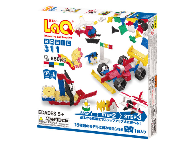 LaQ ベーシック 311 知育 玩具 ブロック 男の子 女の子 ギフト 小学生