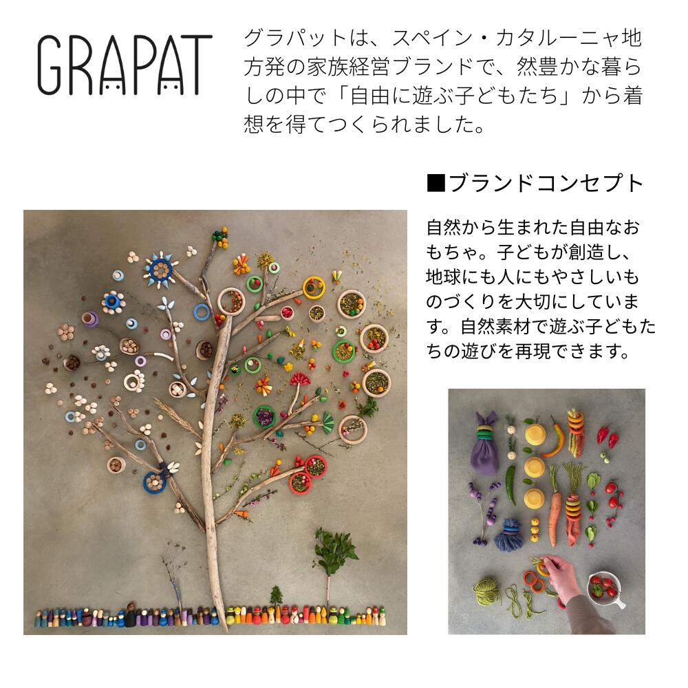 【正規輸入品】グラパット ブルーコイン GRAPAT mandala little coin 積み木 木製玩具 知育玩具 正規輸入品 3歳 4歳 5歳 誕生日 ナチュラルカラー プレゼント ギフト対応 スペイン製 木のおもちゃ おもちゃ 木製 opporoppo-10006154 木のおもちゃ おっぽろっぽ サンプル画像3
