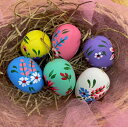 イースターエッグのオーナメント deregeno wooden ornament easter eggs