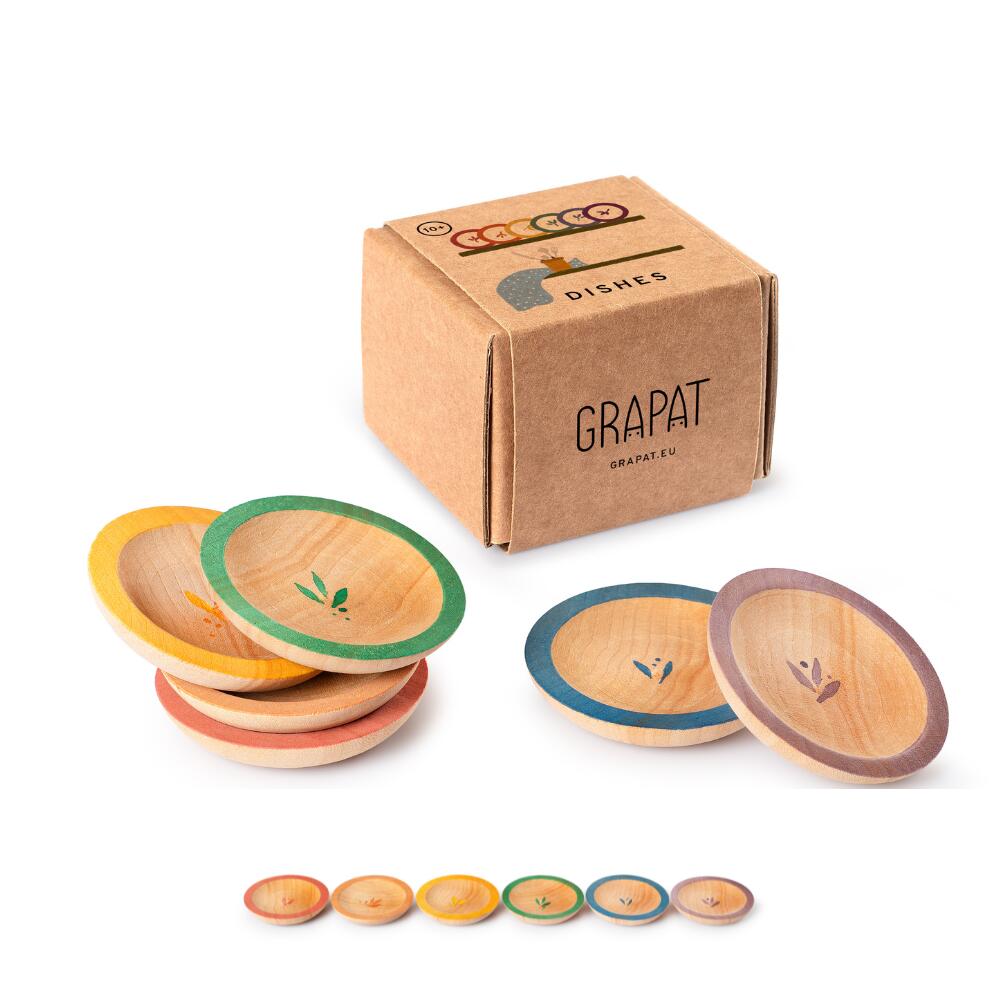 樂天商城 - GRAPAT ミニ・ディッシュ Dishes グラパット 正規輸入品 スペイン 木のおもちゃ 【3～5月入荷予定】