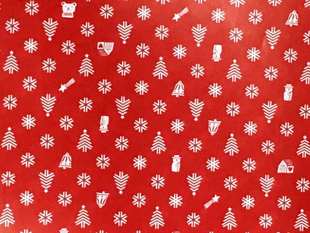包装紙・ニキティキのクリスマス