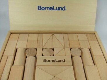 ボーネルンド (BorneLund) オリジナル積み木(つみき) 白木