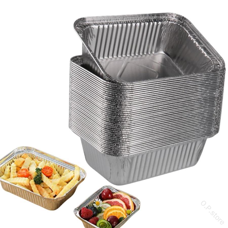 サイズ：230ml / 430ml / 500ml 。数量：50個。高品質：アルミホイルトレーは軽くて薄いですが、壊れにくく、便利で、安全で、取り扱いが簡単です。 それは環境に優しいリサイクル可能なアルミニウムでできています。熱伝導率：華氏500度までの温度に耐え、食品を均一に加熱します。食品はアルミニウムの味がしません。適用性：防水アルミニウム容器はオーブンで安全であり、食品を冷凍するのに最適です。それらは直接冷凍庫に移され、オーブンで食品を再加熱するために使用できます。 また、軽く使用した後は、温水と石鹸で軽くすすぐか、単に廃棄することもできます。 電子レンジでは使用できません。多目的：ケータリングパーティーの部分、焼き、ベーキング、ローストパン、ケーキ、パイ、キャセロール、料理、オーブン、ピクニック、バーベキュー、ビュッフェまたはテイクアウトなどに最適です。 【原産国／製造国: 中国】 .アルミバーベキュープレート、使い捨てプレート、アルミホイルパン、ホイルパン、蓋付き食品容器です。50個入りの大容量で、冷凍庫、オーブン対応。パイ皿、焼肉、BBQ、グリル、調理皿、保存容器、テイクアウト、業務用、飲食店、パーティー、イベント、キャンプ、アウトドア、家庭用、使い捨て、片付け簡単におすすめの人気商品です。。 指定された配送時間は承っておりません。【O.P.store】