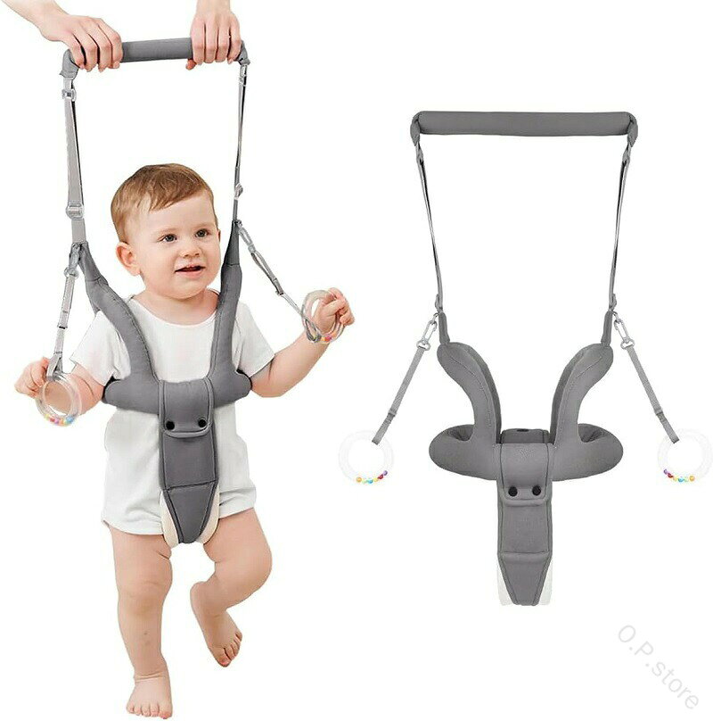 ベビーウォーカー ベビーウォーキングハーネス 赤ちゃん ベビー セーフティー 取り外し可能な幼児ウォーキングハーネス 歩行補助 ウォーカー 練習 調節可能 迷子防止 転び防止 幼児、