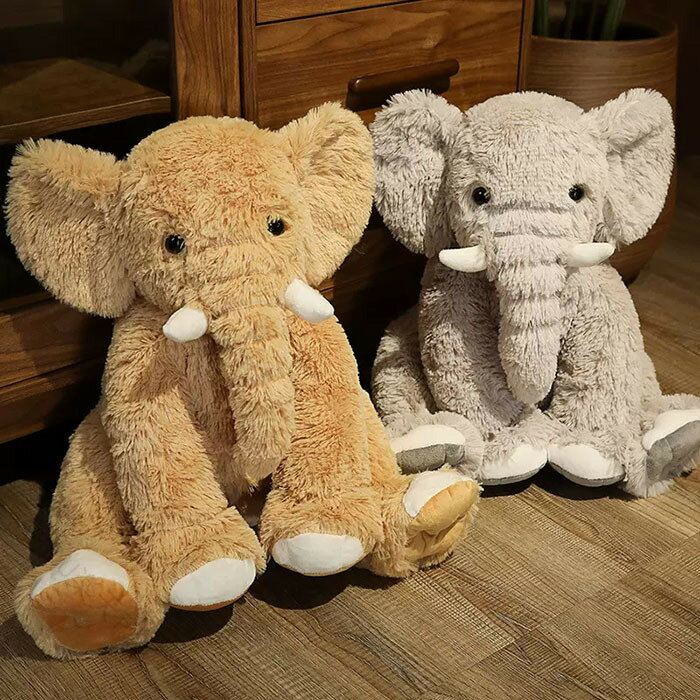 ぞう ぬいぐるみ 抱き枕 ゾウ だきまくら ふわふわ かわいい 出産祝い ベビー 赤ち...