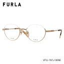 FURLA (フルラ) VFU797J 08NE ベージュゴールド アンダーリム チタン メガネ 度無し伊達メガネやPCメガネに 眼鏡 チタン