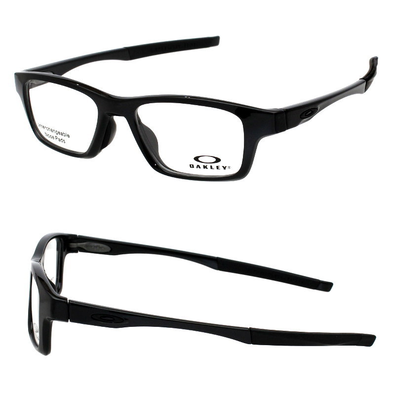 OAKLEY オークリー クロスリンクハイパワー OX8117 50サイズ 02 ブラック CROSSLINK Hight Power　伊達メガネ 度付きメガネ PCメガネ