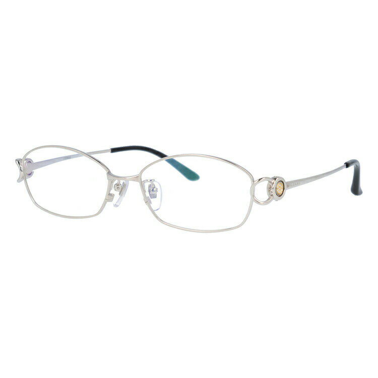 ブルガリ メガネフレーム 【スクエア型】 おしゃれ老眼鏡 リーディンググラス BVLGARI 眼鏡 BV2064TG 420 53サイズ シルバー ダイヤモンド メンズ レディース ダテメガネ 紫外線対策【日本製】 プレゼント 記念日 敬老の日 クリスマス