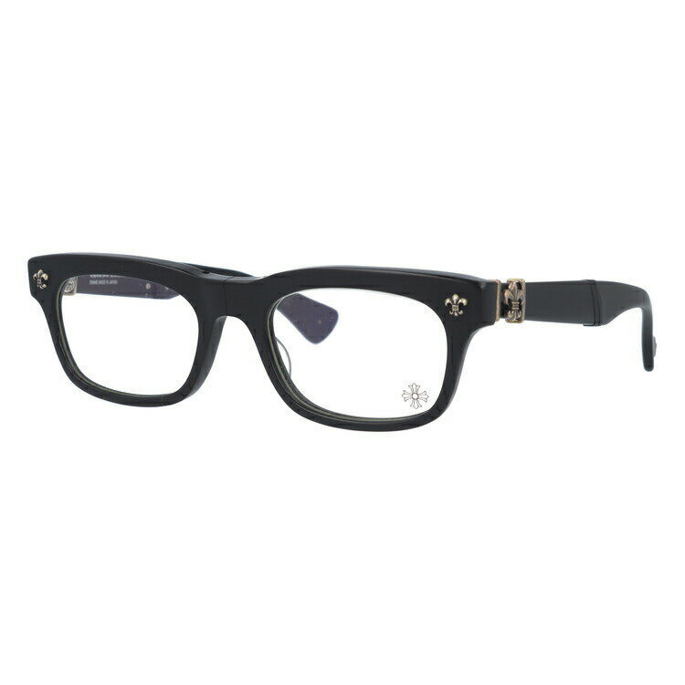 【選べる無料レンズ → PCレンズ・伊達レンズ・老眼鏡レンズ】クロムハーツ メガネフレーム Chrome Hearts BSフレアー フォールディングモデル 折り畳み DROOLIN MBK Matte Black シルバー/シルバー メンズ レディース UV