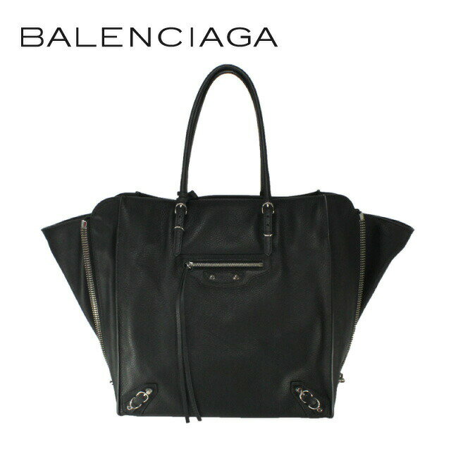 バレンシアガ トートバッグ（レディース） バレンシアガ バッグ BALENCIAGA トートバッグ 357330 DLQ0N 1000 ペーパー A5 PAPIER A5 ブラック レディース レザー プレゼント 記念日