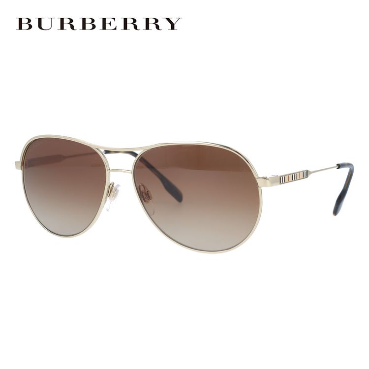 バーバリー 【国内正規品】バーバリー サングラス BURBERRY BE3122 110913 59サイズ ティアドロップ ユニセックス メンズ レディース