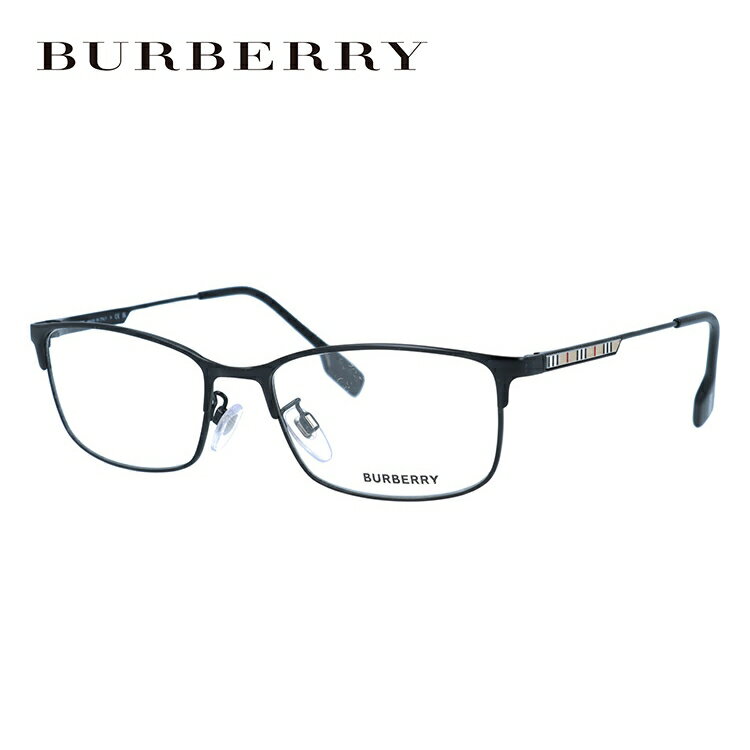 バーバリー メガネ レディース 【国内正規品】バーバリー メガネフレーム 伊達メガネ BURBERRY BE1357TD 1007 55サイズ スクエア ユニセックス メンズ レディース