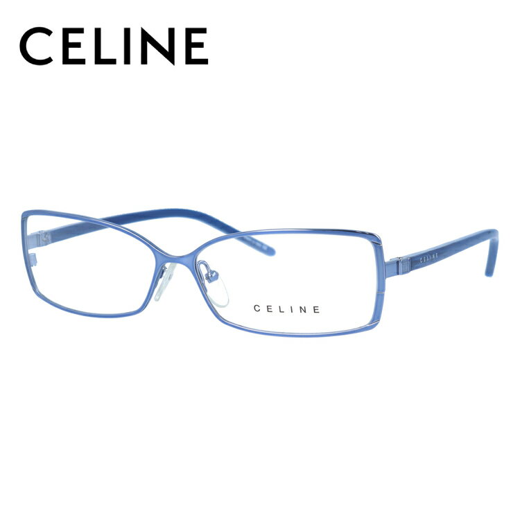 セリーヌ メガネ レディース セリーヌ メガネフレーム 【スクエア型】 おしゃれ老眼鏡 リーディンググラス CELINE VC1241M 0SD9 55サイズ レディース ブラゾン アイコン ロゴ プレゼント 記念日