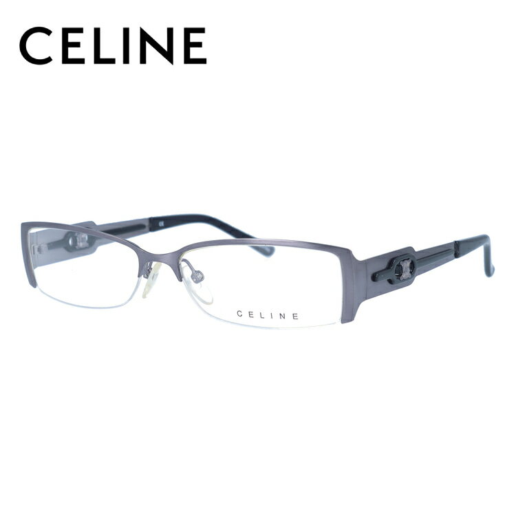 セリーヌ メガネ レディース セリーヌ メガネフレーム 【スクエア型】 おしゃれ老眼鏡 リーディンググラス CELINE VC1410M 0K33 54サイズ レディース ブラゾン アイコン ロゴ プレゼント 記念日