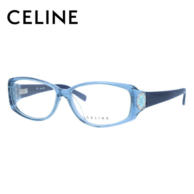 セリーヌ メガネフレーム  おしゃれ老眼鏡 リーディンググラス アジアンフィット CELINE VC1603S 097D 55サイズ レディース ブラゾン アイコン ロゴ ラインストーン ファッションメガネ プレゼント 記念日