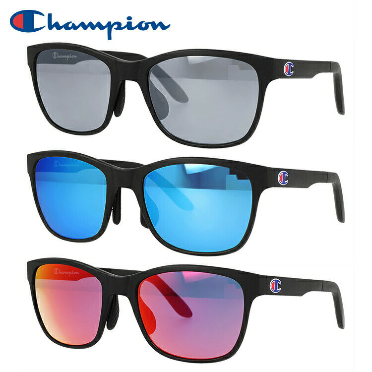 【国内正規品】チャンピオン サングラス ミラーレンズ アジアンフィット Champion 2115 BK 49サイズ ウェリントン型 メンズ レディース 男女兼用 ユニセックス ブランド 人気 UVカット 紫外線 おしゃれ 運転 ドライブ レジャー アウトドア 夏 記念日のサムネイル