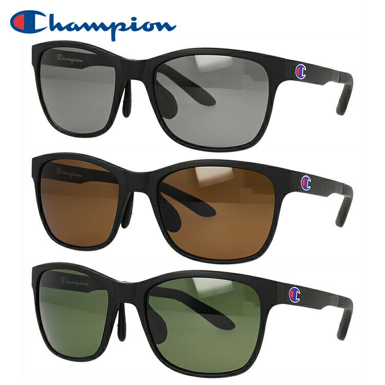 【国内正規品】チャンピオン 偏光サングラス アジアンフィット Champion 2115 BK 49サイズ ウェリントン型 メンズ レディース 男女兼用 ユニセックス ブランド 人気 UVカット 紫外線 おしゃれ 運転 ドライブ レジャー アウトドア 夏 釣り フィッシング 海 川のサムネイル
