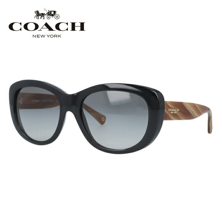 【国内正規品】コーチ サングラス COACH HC8083 519311 55 ブラック/グレーグラデーション L071 Darcy レディース UVカット プレゼント 記念日