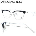 クロムハーツ メガネフレーム 【ブロー タイプ】 伊達メガネ CHROME HEARTS SLUNTRADICTION BK/SS 54サイズ 海外正規品 ユニ...