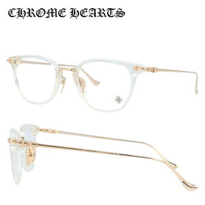 クロムハーツ メガネフレーム 【ウェリントン型】 CHROME HEARTS SHAGASS 51 CRYS/GP Crystal/Gold Plated 51サイズ ユニセックス メンズ レディース 日本製 フローラル プレゼント 記念日