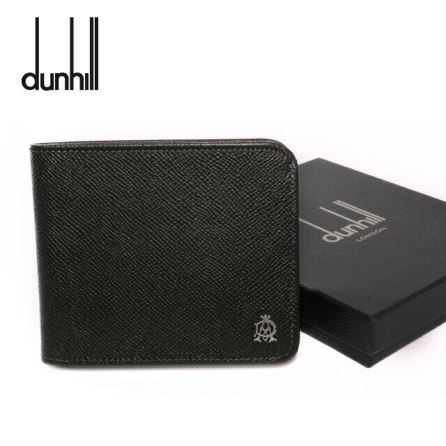 ダンヒル 革財布 メンズ ダンヒル 折り財布 dunhill L2M131Z BOURDON（ボードン） ダークグレー （小銭入れ無） 折り財布 ウォレット メンズ 革 レザー 誕生日 記念日 ご褒美 新社会人 ギフト プレゼント プレゼント 記念日