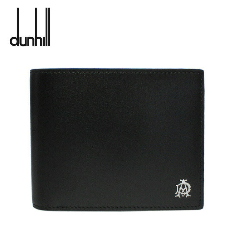 【訳あり】ダンヒル 折り財布 dunhill L2AS32A WESSEX ウェセックス ブラック 小銭入れ有 レザー メンズ 誕生日 記念日 ご褒美 新社会人 ギフト プレゼント プレゼント 記念日