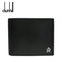 ダンヒル 二つ折り財布（メンズ） 【訳あり】ダンヒル 折り財布 dunhill L2AS32A WESSEX ウェセックス ブラック 小銭入れ有 レザー メンズ 誕生日 記念日 ご褒美 新社会人 ギフト プレゼント プレゼント 記念日