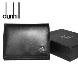 ダンヒル 小銭入れ（メンズ） ダンヒル コインパース dunhill L2R380A WESSEX（ウェセックス） ブラック コインケース 小銭入れ 財布 ウォレット メンズ 革 レザー 誕生日 記念日 ご褒美 新社会人 ギフト プレゼント プレゼント 記念日