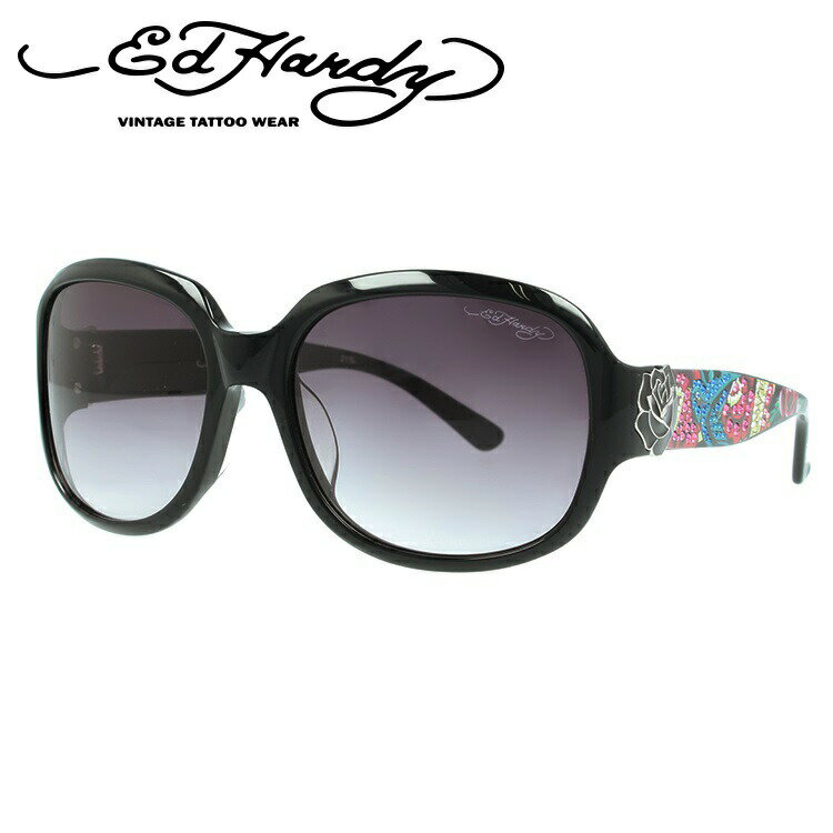 エドハーディー サングラス EdHardy BIRD-BLACK ブラック サングラス エドハーディー バード UVカット 新品 プレゼント 記念日