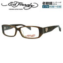 エドハーディー メガネフレーム おしゃれ老眼鏡 リーディンググラス EdHardy 眼鏡 EHOA001 2 BROWN ブラウン メンズ レディース ダテメガネ 紫外線対策 プレゼント 記念日