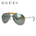 グッチ サングラス ミラーレンズ GUCCI GG2235S 6LB/3U 58サイズ ティアドロップ ユニセックス メンズ レディース バンブー 母の日 プレゼント プレゼント 記念日