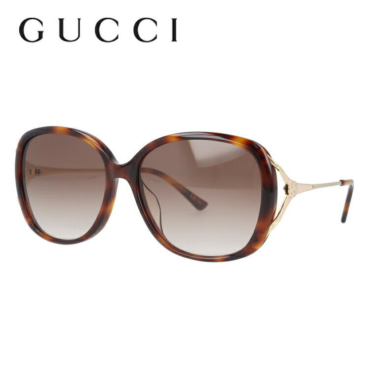 グッチ サングラス アジアンフィット GUCCI GG0649SK 004 58サイズ バタフライ ユニセックス メンズ レディース イタリア製 インターロッキング GG プレゼント 記念日