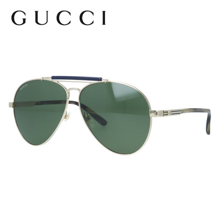 グッチ サングラス アジアンフィット GUCCI GG1287S 003 61サイズ インターロッキングG ティアドロップ型 ユニセックス メンズ レディース インターロッキング GG 1