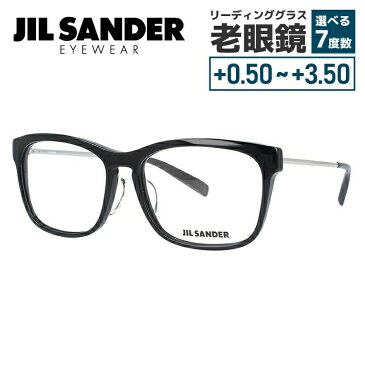 【選べる無料レンズ → PCレンズ・伊達レンズ・老眼鏡レンズ】 ジルサンダー メガネフレーム JIL SANDER J4011-A 55サイズ レギュラーフィット メンズ レディース