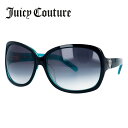 【訳あり】ジューシークチュール サングラス JUICY COUTURE SIENNAFS EL9/JJ ブラック・ターコイズ/スモークグラデーション アジアンフィット レディース 女性用 UVカット 紫外線対策 UV対策 おしゃれ ギフト プレゼント 記念日