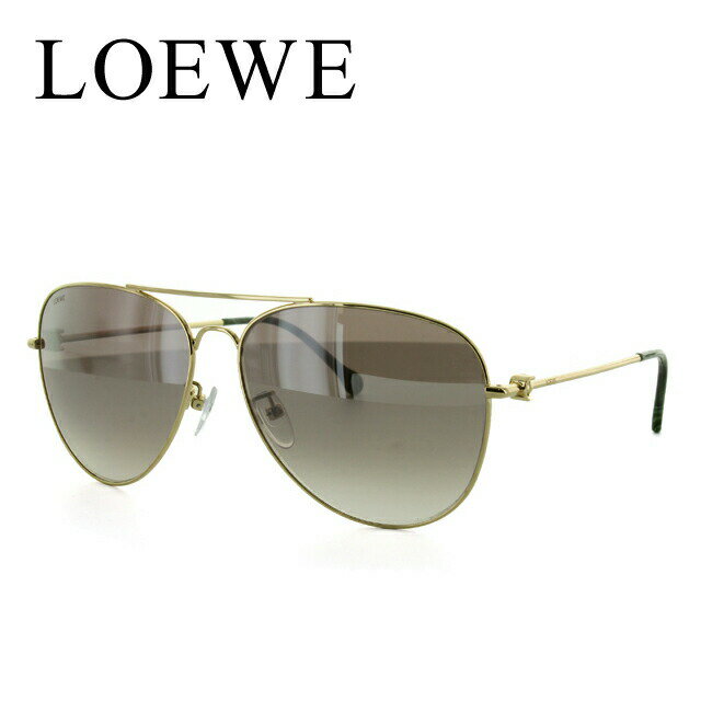 ロエベ LOEWE サングラス SLW478M 0300 60サイズ 調整可能ノーズパッド ミラーレンズ レディース プレゼント 記念日