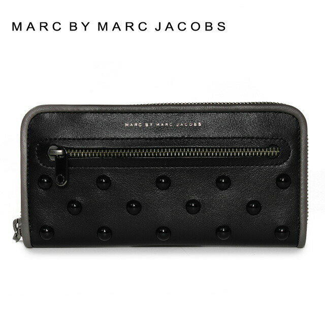 マークバイマークジェイコブス 財布 MARC BY MARC JACOBS 長財布 MBMJ M0006020 Black Multi ブラック Luna Studs Slim Zip Around Color 002 レディース プレゼント 記念日