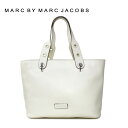 マークバイマークジェイコブス バッグ MARC BY MARC JACOBS トートバッグ MBMJ M0006003 Ligero Ew Tote Color 105 ホワイト Leche レディース 革 ラッピング無料 プレゼント プレゼント