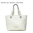 マークバイマークジェイコブス バッグ MARC BY MARC JACOBS トートバッグ MBMJ M0006003 Ligero Ew Tote Color 105 ホワイト Leche レディース 革 プレゼント 記念日