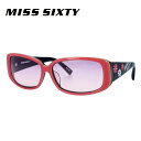 ミスシックスティー サングラス アジアンフィット MISS SIXTY MXS1008 1 60サイズ スクエア型 ユニセックス メンズ レディース