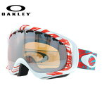 【訳あり】オークリー ゴーグル GOGGLE スノーゴーグル OAKLEY CROWBAR クローバー 57-790J Scratch White-Red / Black Iridium アジアンフィット (ジャパンフィット) スキー スノーボード ミラーレンズ 反射レンズ オークレー UVカット プレゼント 記念日