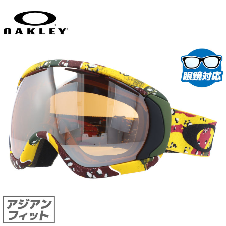 オークリー ゴーグル GOGGLE スノーゴーグル OAKLEY CANOPY キャノピー TANNER HALL Signature 59-249J High Grade/Black Iridium シグネチャー アジアンフィット (ジャパンフィット) スキー スノーボード ミラー メガネ（眼鏡）対応可 プレゼント 記念日