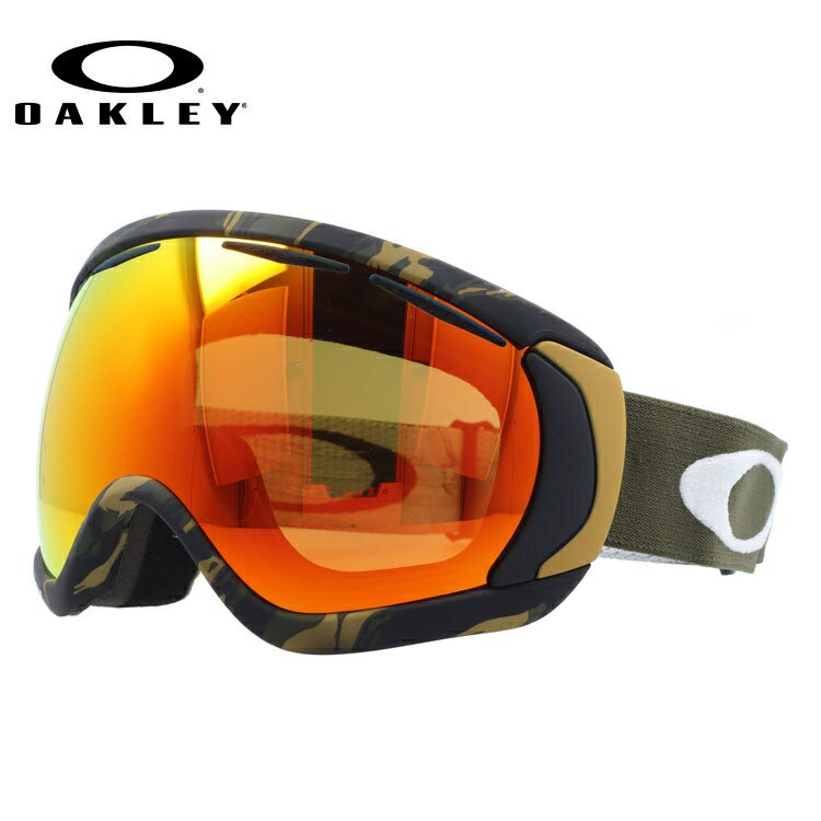 メガネ対応 スノーゴーグル オークリー ゴーグル GOGGLE OAKLEY CANOPY キャノピー 59-463J Tiger Camo Olive/Fire Iridium Danny Kass Signature ダニー・キャス シグネチャー アジアンフィット スキー スノーボード ミラー プレゼント 記念日 敬老の日 クリスマス